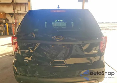 2017 Ford Explorer Police Interceptor из США, поврежденный, VIN 1FM5K8AR8HGD93689